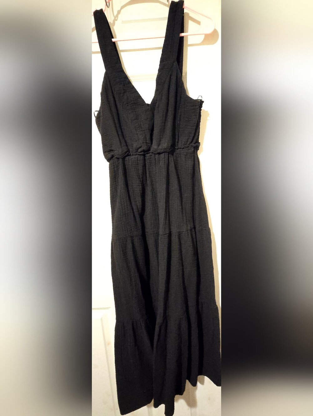 Classic Black Sleeveless Maxi Dress